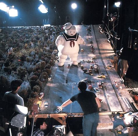 The Ghostbusters film set, 1984 : r/pics