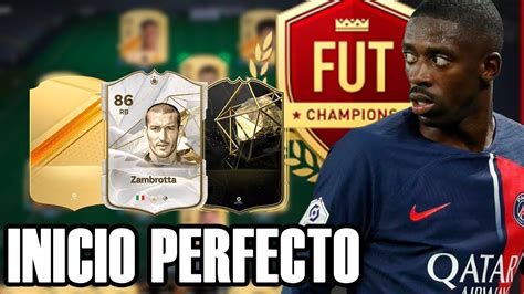 INICIO PERFECTO EN FUT CHAMPIONS EQUIPO Y RESUMEN DE FUT CHAMPIONS EA