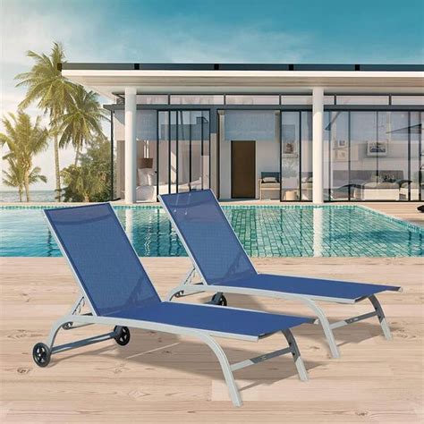 Cesicia Grey Frame Adjustable Backrest Piece Metal Outdoor Chaise