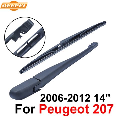 Qeepei Rear Windscreen Wiper And Arm For Peugeot