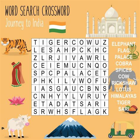 Printable word search puzzle 5241119 Vector Art at Vecteezy