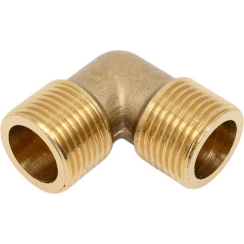 Уголок для компрессора резьба наружная 3/8" латунь MML06 BlackWeld ...
