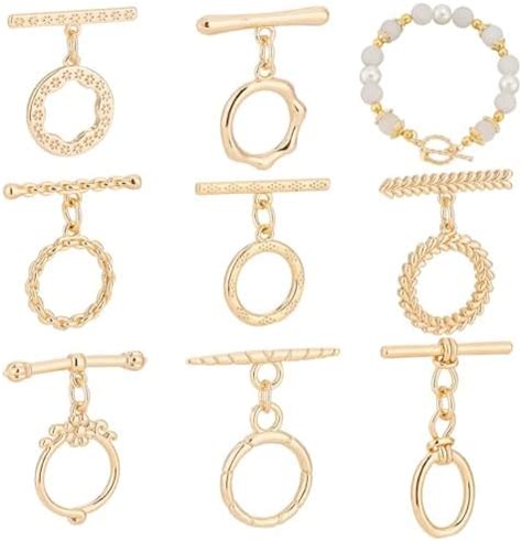 Amazon Ph Pandahall K Gold Plated Toggle Clasps Styles T Bar