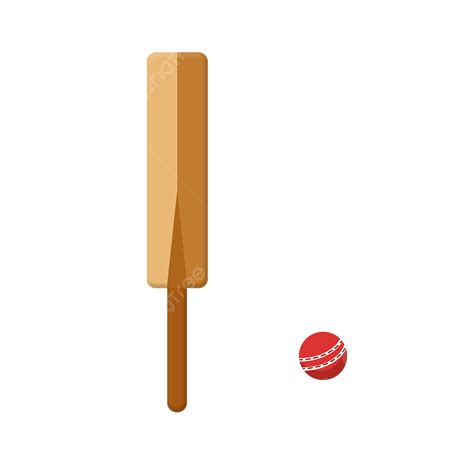 Cricket Batting Clipart Transparent Background, Wooden Cricket Bat ...