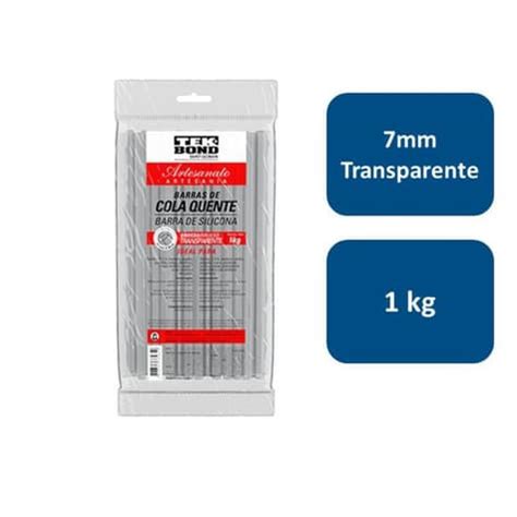 Barras De Silicona 7mm 1kg Transparente Lomi