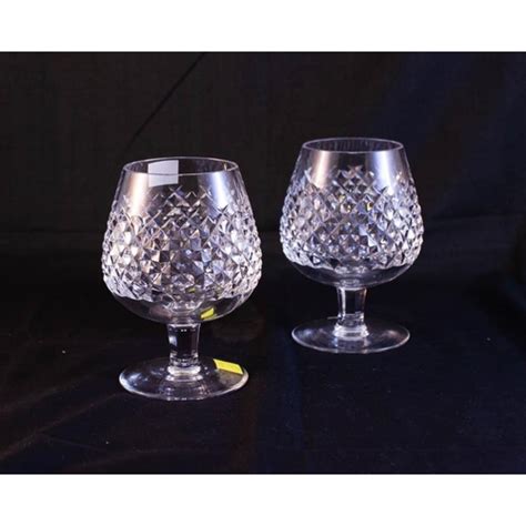 6 Waterford Crystal Alana Brandy Glasses