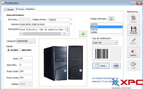 Sistema De Ventas En Java Y Mysql C Digo De Barras