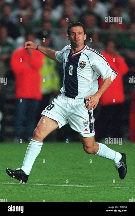 Predrag Mijatovic Yugoslavia Fiorentina September Stock Photo