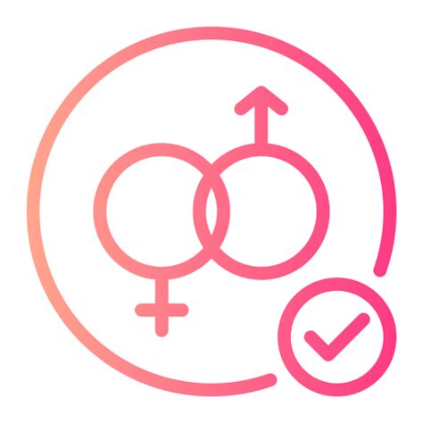 Sex Generic Gradient Outline Icon