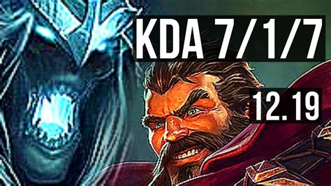 KARTHUS Vs GRAVES JNG 7 1 7 65 Winrate EUW Master 12 19 YouTube