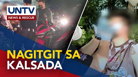 Rider Sugatan Matapos Bumangga Sa Center Island Nang Magitgit Ng Isang Sasakyan Youtube