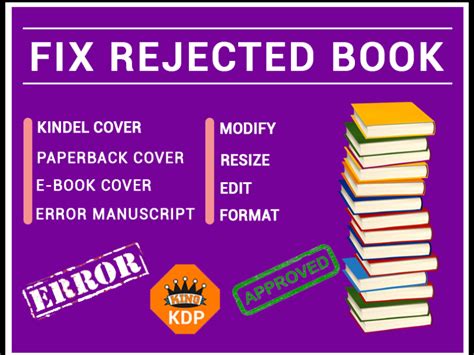 Fix Rejected Book Cover By King Kdp On Dribbble