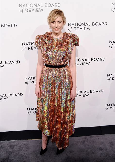 Why Greta Gerwig Is The Red Carpets Queen Of Whimsy Black Sheer