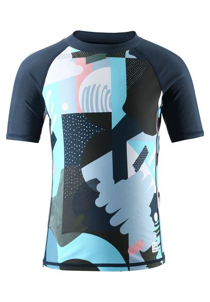 Футболка для плавания Reima, размер 140, цвет синий, черный - купить по ...