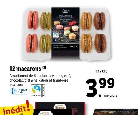 Promo 12 Macarons Chez Lidl