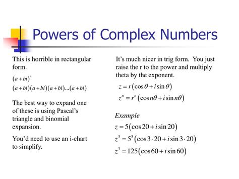 Ppt Trigonometric Form Of A Complex Number Powerpoint Presentation