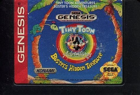 駿河屋 GENISIS 北米 版 TINY TOON ADVENTURES BUSTERS HIDDEN TREASURE 状態ROM