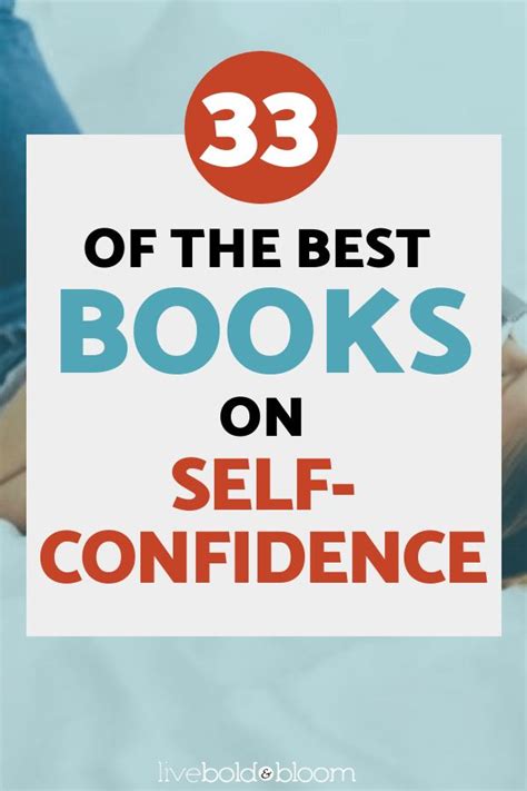 33 Of The Best Books On Self Confidence Self Confidence Books