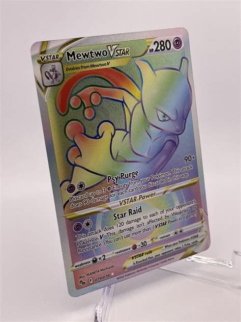 Mavin Pokemon Swsh Mewtwo Vstar Pokemon Go Full Art Secret