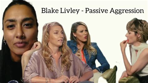 Blake Lively Interview Rude And Passive Aggressive Therapist