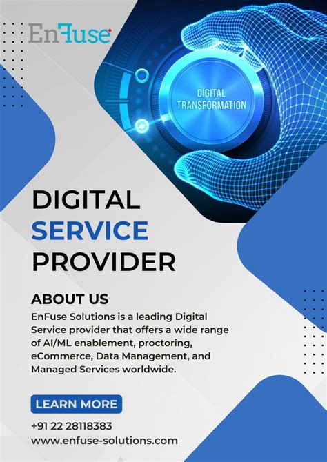 Ppt Leading Digital Service Provider Company In India Enfuse