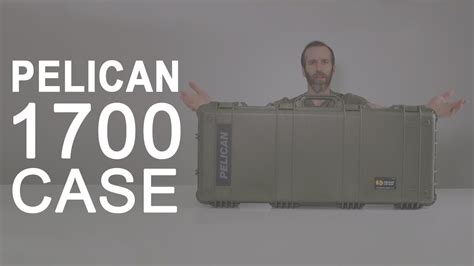 Pelican 1700 Case With Foam Od Green Youtube