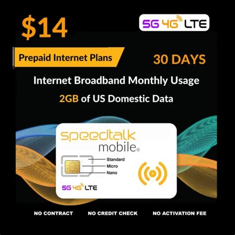 $14 A Month Data Only Plan – 2GB SIM Card for Broadband Devices ...