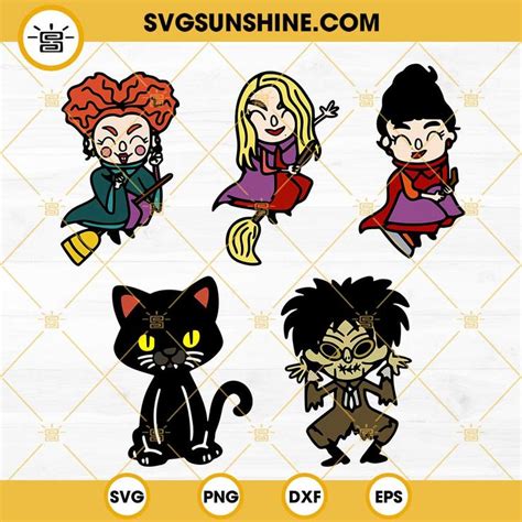 Hocus Pocus SVG Bundle Sanderson Sisters Billy Butcherson