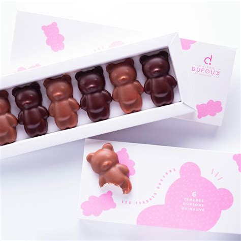 Bo Te Ourson Guimauve Chocolat Maison Dufoux Artisan Chocolatier En