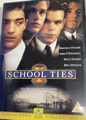 School Ties Dvd Brendan Fraser Matt Damon Ben Affleck Film Movie Uk