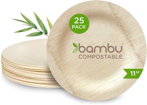 Grow Forward Biodegradable Bowls & Bamboo Plates, 8-Piece