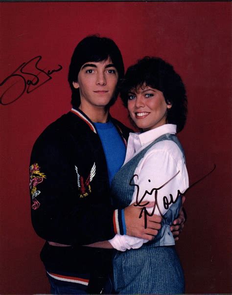 Scott Baio Erin Moran Signed 8x10 Photo