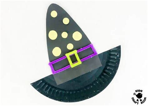 Paper Plate Witch Hat - Kids Craft Room