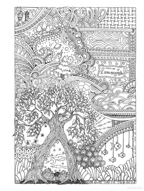 Creative Haven Insanely Intricate Entangled Landscapes Coloring Book