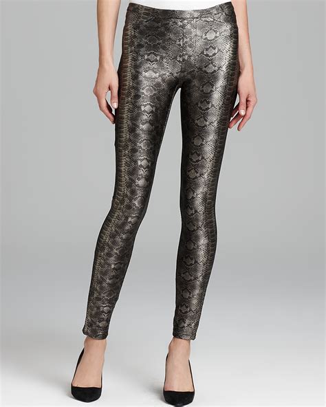 Hue Python Laquer Leggings Bloomingdales