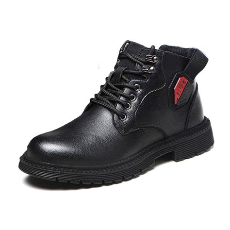 Teenro Steel Toe Boots Work Shoes For Men Safety Composite Toe Shoes ...