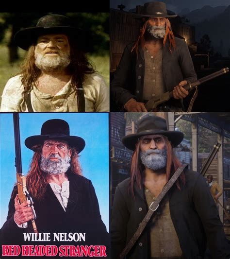 The Red Headed Stranger himself: Willie Nelson : r/reddeadfashion