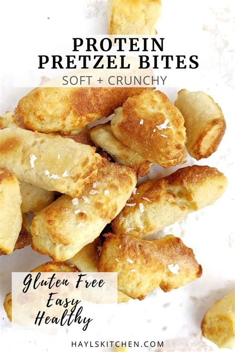 Perfect Soft Protein Pretzel Bites With The Crunchy Outside And Soft Inside But Healthy And