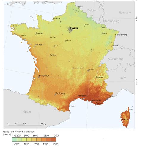 Solar Irradiation Map