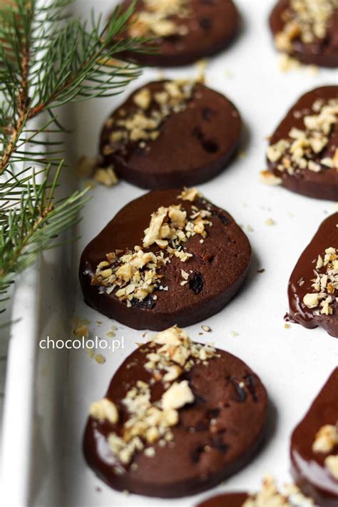 Świąteczne ciasteczka czekoladowe z żurawiną Chocololo pl