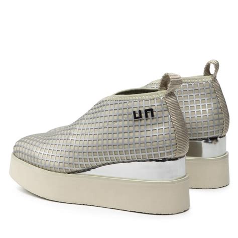 Pantofi United Nude Fold Stella Lo Silver Grid Epantofi Ro