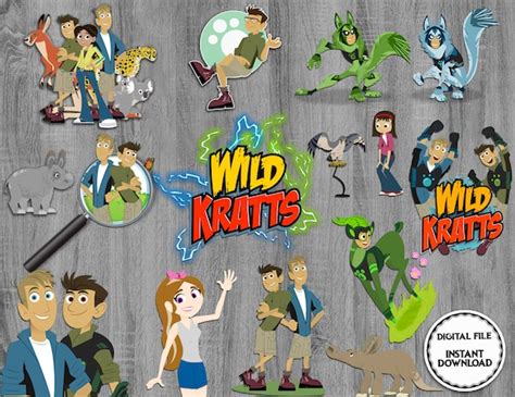 Wild Kratts Png Wild Kratts Printouts Instant Download Wild Etsy