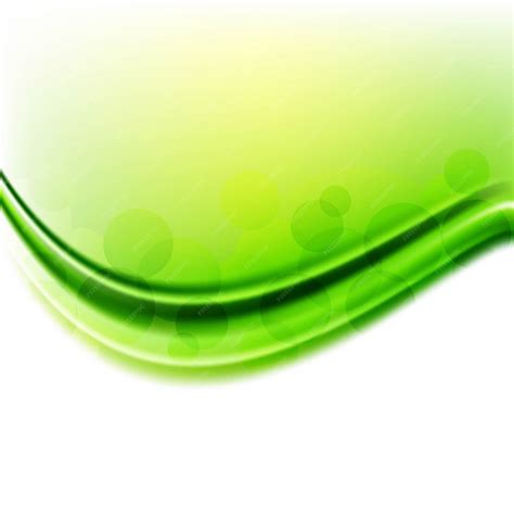 Premium Vector Smooth Green Wavy Background Design