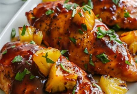 Baked Pineapple Bbq Chicken Breast Easy Recipes Life