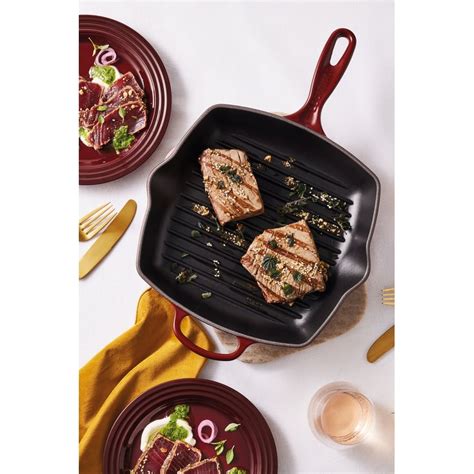 Le Creuset Skillet Grill Cuadrada Signature Cm Rhone Falabella