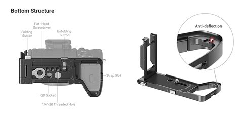 Smallrig Foldable L Shape Mount Plate For Sony Alpha 7r V Alpha 7 Iv