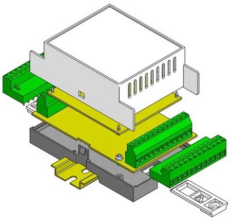 ABS Compact Din Rail Enclosures CESV 70 For Electronics Electrical At