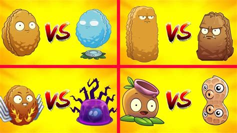 Pvz Wall Nut Vs Infi Tall Nut Vs Primal Explode O Nut Vs