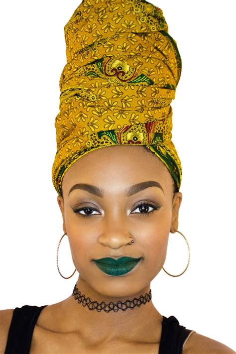 Majesty African Headwrap Kente Scarves Ankara Headwraps Head Wrap