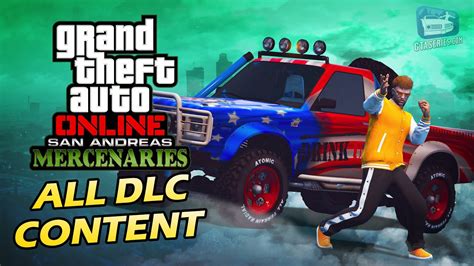 GTA Online San Andreas Mercenaries All DLC Content Vehicles